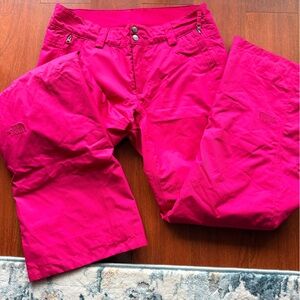 The North Face Women's Vibrant Pink Snowboard/Ski pants